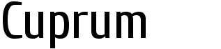 preview image of the Cuprum font