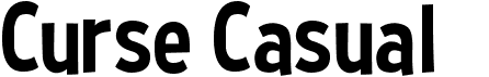 preview image of the Curse Casual font