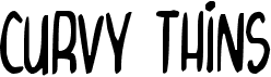 preview image of the Curvy Thins font