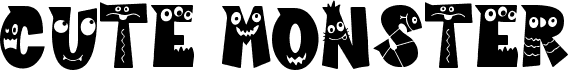 preview image of the Cute Monster font