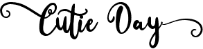 preview image of the Cutie Day font