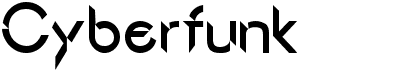 preview image of the Cyberfunk font