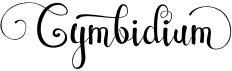 preview image of the Cymbidium font