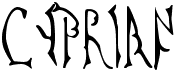 preview image of the Cyprian font