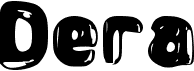 preview image of the d Dera font