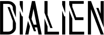 preview image of the d Dialien font