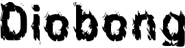 preview image of the d Diobong font