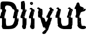 preview image of the d Dliyut font