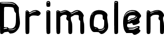 preview image of the d Drimolen font