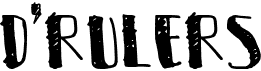 preview image of the D'Rulers font