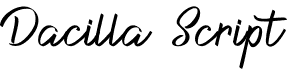 preview image of the Dacilla Script font