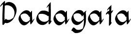 preview image of the Dadagata font
