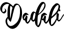preview image of the Dadali font