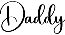 preview image of the Daddy font