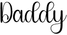 preview image of the Daddy font