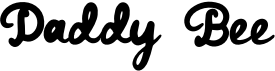 preview image of the Daddy Bee font
