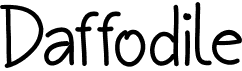 preview image of the Daffodile font