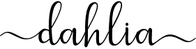 preview image of the Dahlia Script font