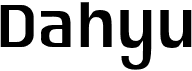 preview image of the Dahyu font