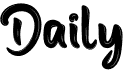preview image of the Daily font