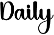preview image of the Daily font