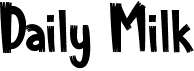 preview image of the Daily Milk font