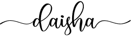 preview image of the Daisha font
