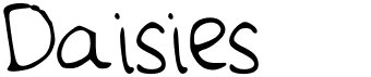preview image of the Daisies font