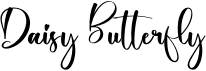 preview image of the Daisy Butterfly font