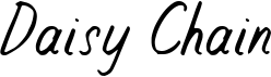 preview image of the Daisy Chain font