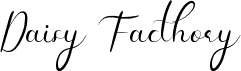 preview image of the Daisy Facthory font