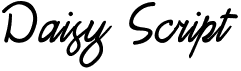 preview image of the Daisy Script font