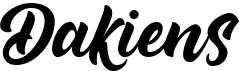 preview image of the Dakiens font