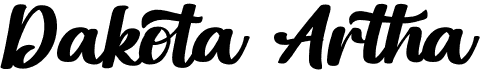 preview image of the Dakota Artha font
