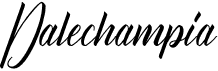 preview image of the Dalechampia font