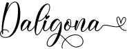 preview image of the Daligona font