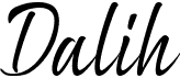 preview image of the Dalih font
