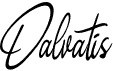 preview image of the Dalvatis font