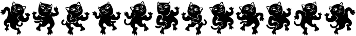 preview image of the Dancing Cat font