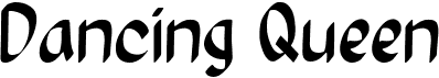 preview image of the Dancing Queen font