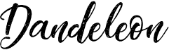preview image of the Dandeleón font