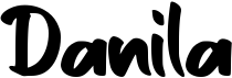 preview image of the Danila font