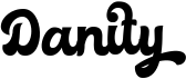 preview image of the Danity font