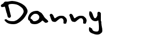 preview image of the Danny font