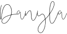 preview image of the Danyla font