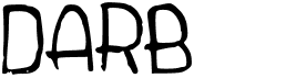preview image of the Darb font