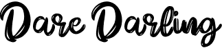 preview image of the Dare Darling font