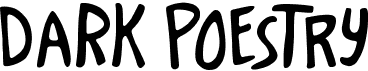 preview image of the Dark Poestry font