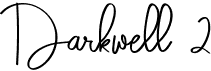 preview image of the Darkwell 2 font