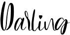 preview image of the Darling font